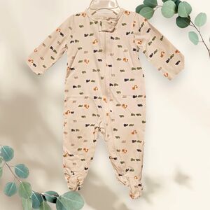 Just One You by Carter's Baby Boy  One-Piece Sleeper Construction Trucks 6 Mos